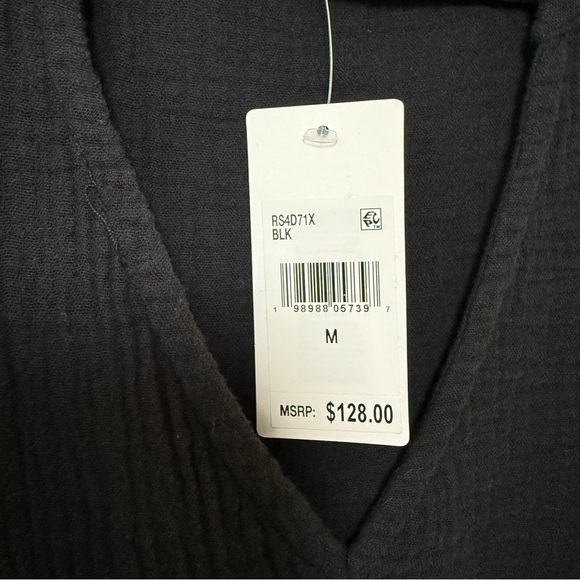 Splendid Black Sleeveless Midi Dress - Picture 2 of 7